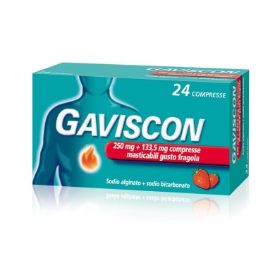 GAVISCON 24 COMPRESSE GUSTO FRAGOLA