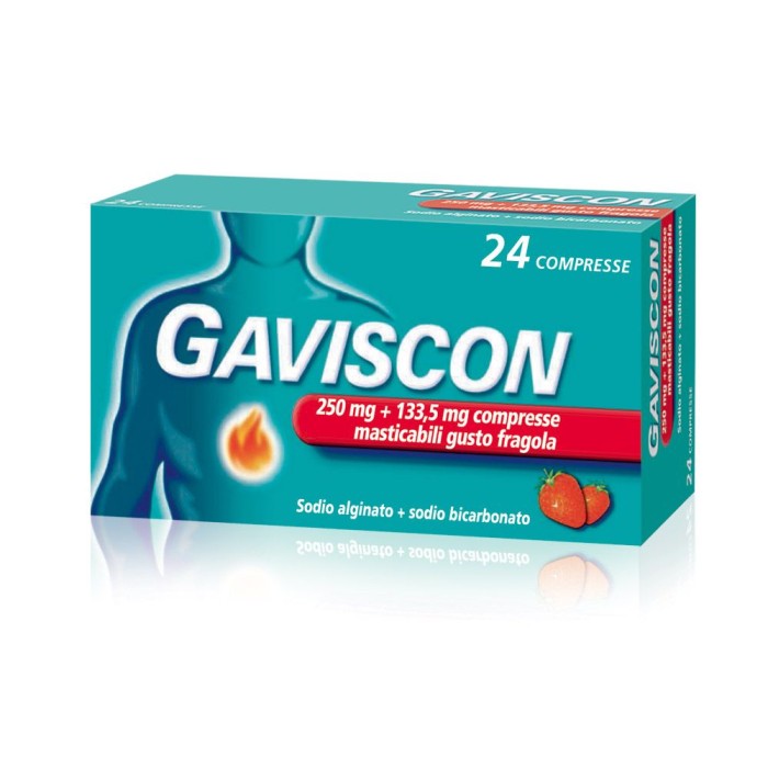 GAVISCON 24 COMPRESSE GUSTO FRAGOLA