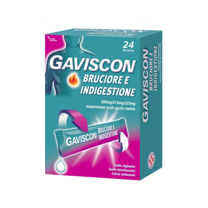 GAVISCON BRUCIORE E INDIGESTIONE 24 BUSTE